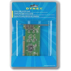 Dynex 2-Port USB 2.0 PCI Card DX-2P2C