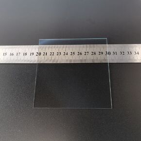 ITO (Indium tin Oxide）Substrate Coated Conductive Glass Slides 100×100×0.7mm 7ohm/sq (6pcs)