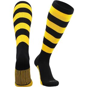 TCK Hoop Rugby Socks with Stripes for Men Soccer Socks