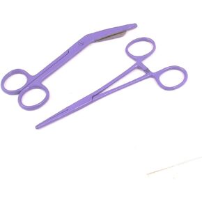 OdontoMed2011 3.5" Ultimate Lister Bandage Scissors Full Purple Color Ideal For Nurses, Emt, Medic Students, Firefighter And Police