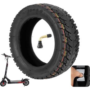10x3 Off Road Tubeless Tire, 80/65-6 255x80 Electric Scooter Replacement Tire, 10 Inch Thickened Tyres, Self Repairing Non-Slip Tire (with Built-in Live Glue)