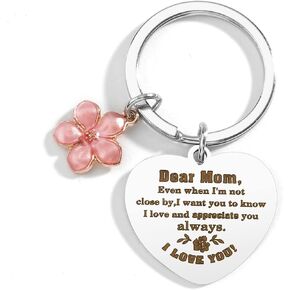 Mothers Day Gifts for Mom from Son Daughter Birthday Gifts Mothers Day Keychain Presents Best Mom ever Gifts