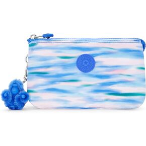 Kipling Women's Creativity Large Pouch, Diluted Blue, 7.25''L x 4.25''H x 1.5''D