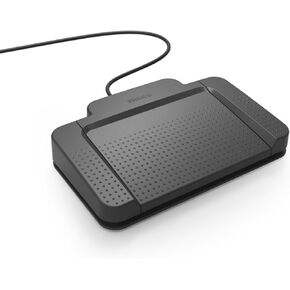 Philips ACC2320 3-Pedal International-Style Foot Control for Digital Systems for Professional Dictation with Toe Touch Control