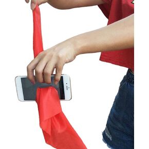 MilesMagic Magician's Silk Thru Phone خدعة سحرية تخترق أي هاتف باستخدام القماش Mentalism Hanky ​​Scarf من خلال الهاتف الذكي شاشة الهاتف المحمول الوهم للتحايل