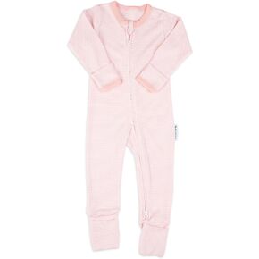 Two-Way Zip Baby Sleep and Play, Footless with Fold Over Foot Covers, 100% Cotton, Unisex Onesie Romper for Boys and Girls