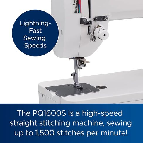 Brother Sewing and Quilting Machine, PQ1500SL, Up to 1,500 Stitches Per Minute, Wide Table, 7 Included Sewing Feet in Saudi Arabia