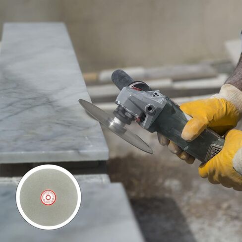 قرص تلميع مسطح من uxcell مقاس 8 بوصات 240 حبيبة 400 حبيبة مطلية بالألماس، قطعتان in Kuwait