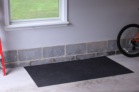 PIG Home Solutions Lawn Mower Floor Protection Mat for Garage - 1 Roll - 3' x 5' Roll - PM50080 Black in Saudi Arabia