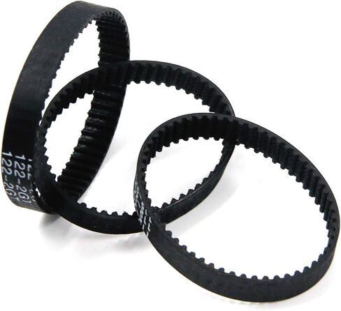 Geesatis 8 قطع حزام توقيت الطابعة ثلاثية الأبعاد أسود حلقة مغلقة حزام مطاطي 2GT-6، الطول 110 مم 112 مم 122 مم 158 مم 200 مم 280 مم 300 مم 400 مم، العرض 6 مم in Kuwait