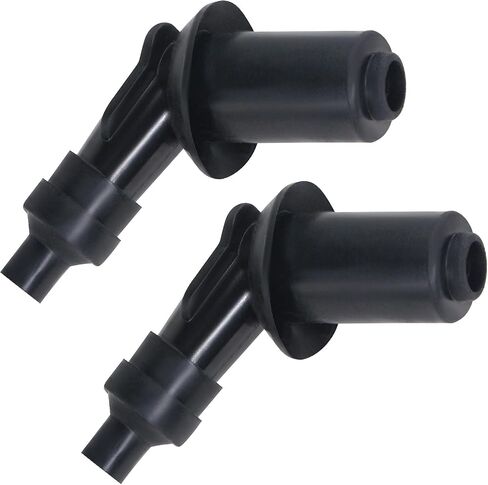 Amavoler 2 Pcs Spark Plug Cap Boot Waterproof Non Resistor Black Aftermarket Replacement Parts Fit for Yamaha Jog GY6-125 WH125 WH100 ZY125 Motorcycle Scooter Dirt Bike. in Saudi Arabia