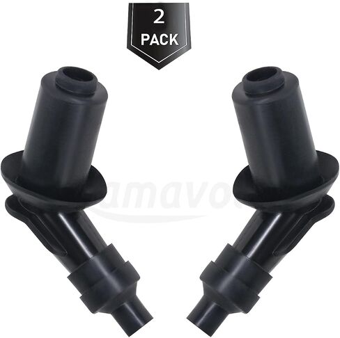 Amavoler 2 Pcs Spark Plug Cap Boot Waterproof Non Resistor Black Aftermarket Replacement Parts Fit for Yamaha Jog GY6-125 WH125 WH100 ZY125 Motorcycle Scooter Dirt Bike. in Saudi Arabia