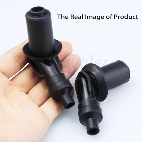 Amavoler 2 Pcs Spark Plug Cap Boot Waterproof Non Resistor Black Aftermarket Replacement Parts Fit for Yamaha Jog GY6-125 WH125 WH100 ZY125 Motorcycle Scooter Dirt Bike. in Saudi Arabia