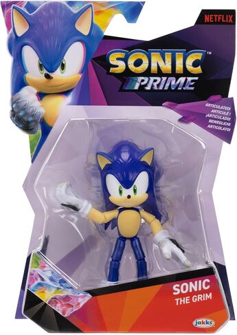 Sonic Prime 5-inch Sonic - The Grim Action Figure 13 points of Articulations. Ages 3+ (Officially licensed by Sega and Netflix) in Saudi Arabia