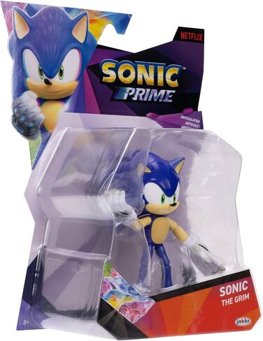 Sonic Prime 5-inch Sonic - The Grim Action Figure 13 points of Articulations. Ages 3+ (Officially licensed by Sega and Netflix) in Saudi Arabia