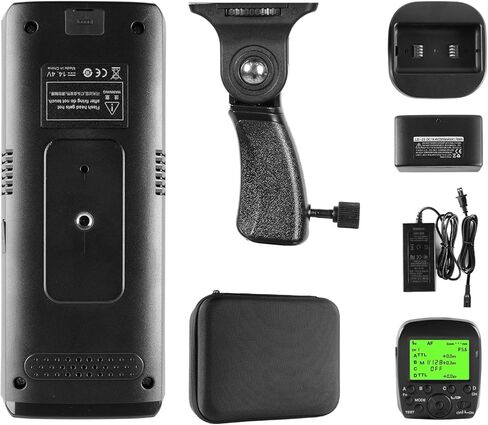 GVM 200W TTL Flash Speedlite متوافق مع فلاش الكاميرا، 1/8000 ثانية مزامنة عالية السرعة، 500 ومضة طاقة كاملة، إعادة التدوير في 0.01-2.1 ثانية in Kuwait