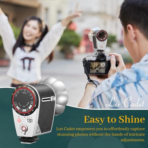 فلاش كاميرا GODOX Lux Cadet Retro، بطارية مدمجة GN10 مع طاقة فلاش 7 مستويات، 6200K±300K مع تحكم بصري S1/S2، طول بؤري 28 مم، لكاميرا Sony/Fuji/Canon/Nikon/Olympus in Saudi Arabia