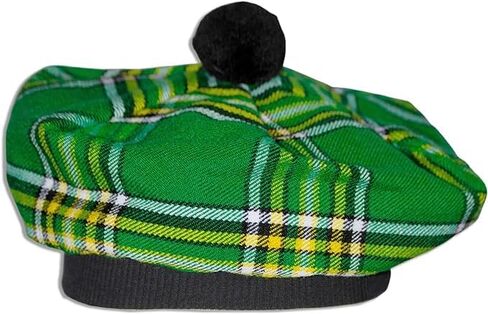 قبعة اسكتلندية تقليدية قبعة تام أو شاتنر تامي مصنوعة من صوف الأكريليك الترتان in Kuwait