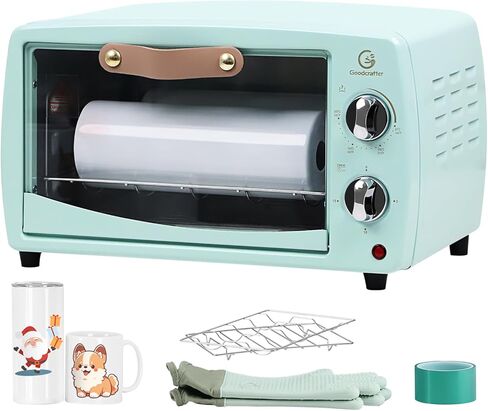 آلة فرن التسامي Goodcrafter 110 فولت فرن التسامي الصغير للأكواب، فرن حراري للفراغات التسامي، أكواب البهلوانات، أكواب زجاجات المياه، الطباعة السائبة in Kuwait