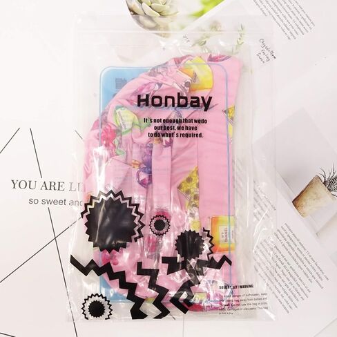 قبعة سباحة مطوية من Honbay، قبعة سباحة ذات شعر طويل، قبعة استحمام، قبعة استحمام، غير مقاومة للماء (عطر) in Kuwait