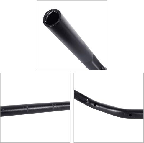 INNOGLOW Motorcycle Handlebars 26mm(1") Black Handlebar Fit For Dirt Bike/Street Bike/Naked Bike/Chopper/Bobber/Cafe Racer Suzuki Kawasaki Ducati in Saudi Arabia