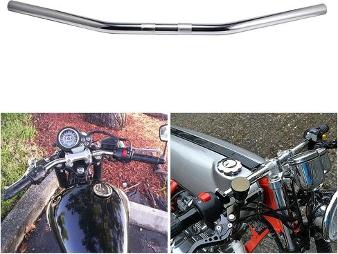 INNOGLOW Motorcycle Handlebars 26mm(1") Black Handlebar Fit For Dirt Bike/Street Bike/Naked Bike/Chopper/Bobber/Cafe Racer Suzuki Kawasaki Ducati in Saudi Arabia