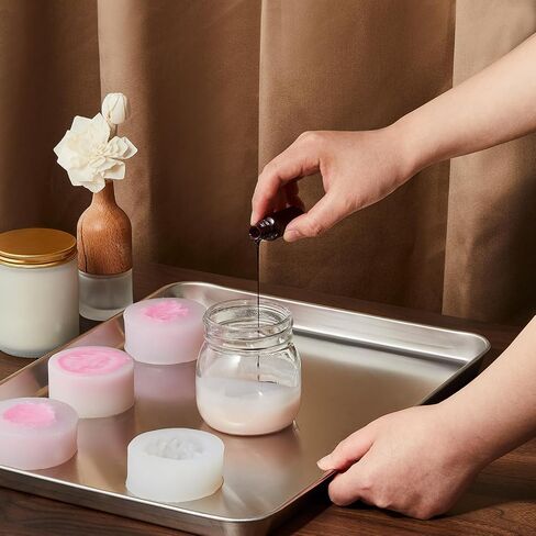Jingmore 8 Pcs Flower Silicone Molds Resin Candle Mold Set 3D Bloom Rose Peony Flower Mold 3D Candle Soap Mould for Soap Candle Making Kit Craft Handmade Gift Supplies in Saudi Arabia
