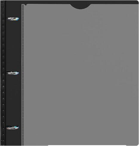 LETVPVOW All-in-one Telescoping Binder Notebook, Refillable 3 Ring Notebook Binder with 1 Plastic Movable Pocket Folder, 5 Plastic Subject dividers 30 Graph Papers, and 30 College Ruled Papers- Blue in Saudi Arabia