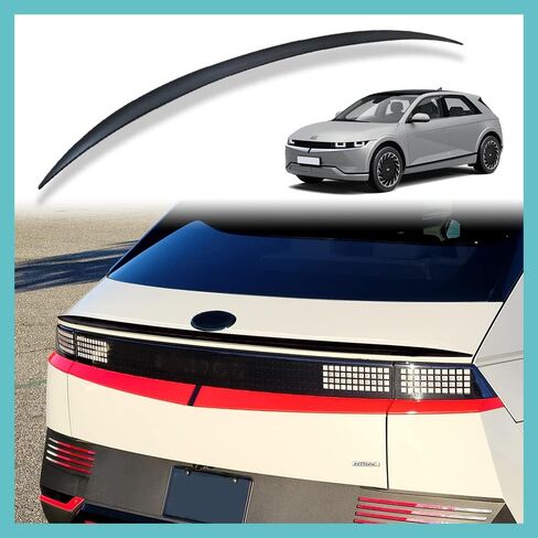 BestEvMod for Ioniq5 Rear Spoiler Trunk Spoiler Wing Compatible with 2022 2023 Hyundai Ioniq 5 Exterior Accessories (Matt Black) in Saudi Arabia