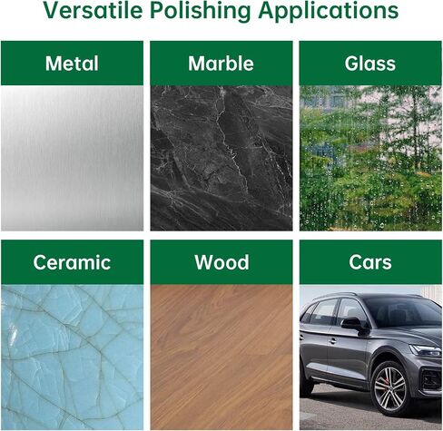 Tomorotec 10-Pack 4" Wool Felt Polishing Wheel Discs - Durable, Eco-Friendly Pads for High-Gloss Surface Finishing, Suitable for Metal, Glass, Ceramic, Marble, Car and Wooden Floor Polishing in Saudi Arabia
