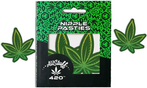 AllStuff420 Nipple Pasties | Nipple Covers for Fesitvals, Raves, & Lingerie | Medical-Grade Adhesive, Sweatproof, Made in USA in Saudi Arabia