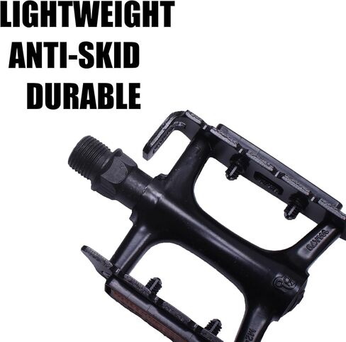 Alps2Ocean Light-Weight Bike Pedals,Waterproof Bicycle Pedals Aluminum,Universal 9/16 inch Anti-Skid Cycling Platform for Road Bike,Ebike,Wellgo R126 Bike Pedals in Kuwait