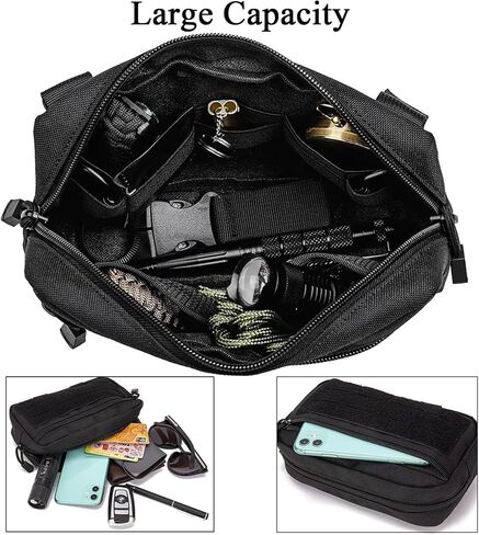 Tactical Molle Pouch Small Tactical Admin Pouch Multi-Purpose Pouch Bag Backpack Military Bag Waist Pack Molle Modular Pouch Tactical Pouches Tourism for Vest in Saudi Arabia