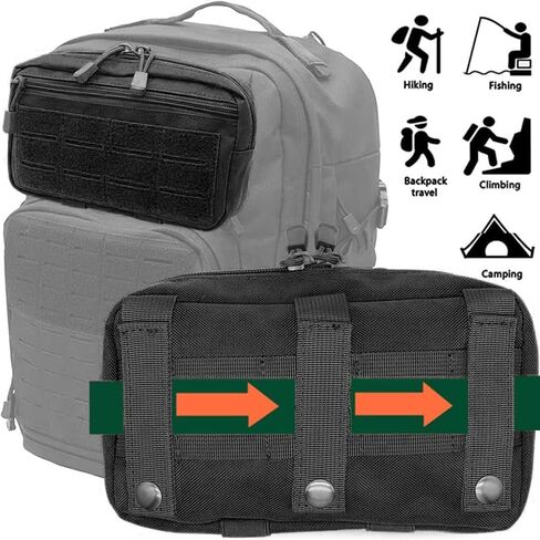 Tactical Molle Pouch Small Tactical Admin Pouch Multi-Purpose Pouch Bag Backpack Military Bag Waist Pack Molle Modular Pouch Tactical Pouches Tourism for Vest in Saudi Arabia