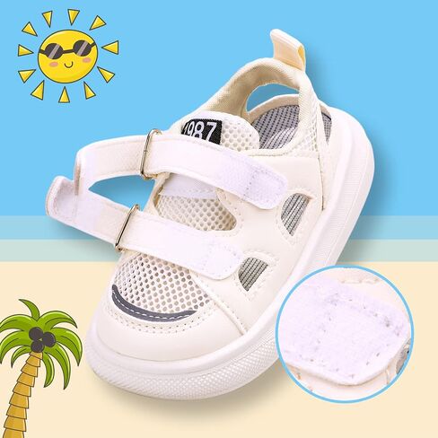 Charrost Toddler Boy Girl Sandals Closed-Toe Lightweight Breathable Summer Shoes for Kids in Saudi Arabia