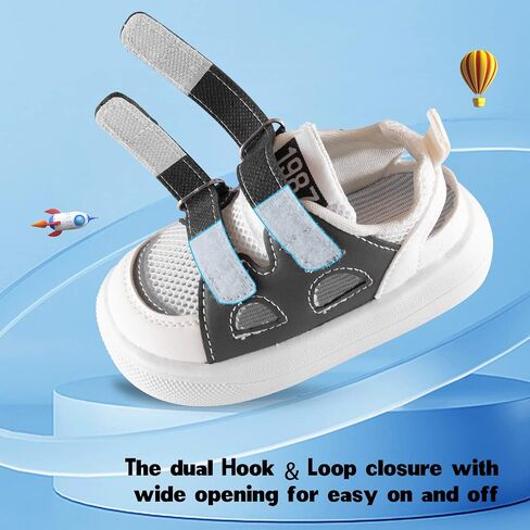 Charrost Toddler Boy Girl Sandals Closed-Toe Lightweight Breathable Summer Shoes for Kids in Saudi Arabia