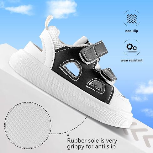 Charrost Toddler Boy Girl Sandals Closed-Toe Lightweight Breathable Summer Shoes for Kids in Saudi Arabia