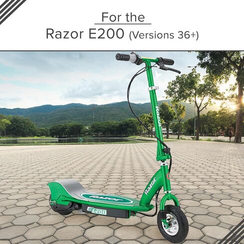 AlveyTech 200x50 (8"x2") Rear Wheel Assembly for Chain Drive Razor E200 Scooter (Versions 36+) - Replacement Wheels for Electric Razor Scooters, Parts Included are Tire, Inner Tube, Brake, Sprocket in Saudi Arabia