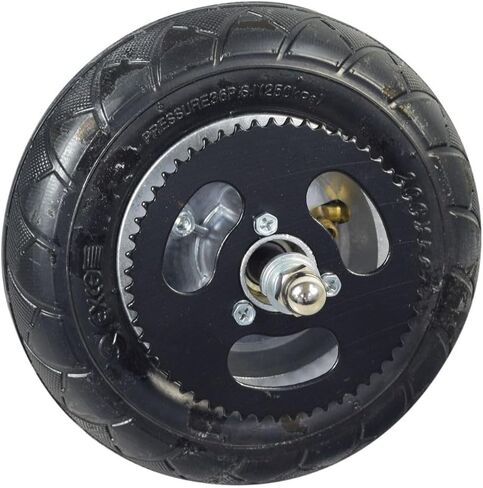 AlveyTech 200x50 (8"x2") Rear Wheel Assembly for Chain Drive Razor E200 Scooter (Versions 36+) - Replacement Wheels for Electric Razor Scooters, Parts Included are Tire, Inner Tube, Brake, Sprocket in Saudi Arabia