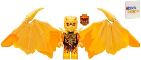 ليجو نينجاجو كريستاليزد: كول جولدن دراجون Minifig مع سيف كريستالي in Saudi Arabia