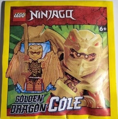 ليجو نينجاجو كريستاليزد: كول جولدن دراجون Minifig مع سيف كريستالي in Saudi Arabia