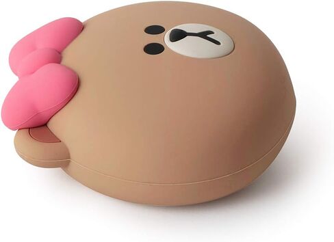 Line Friends CHOCO Character Cute Small Silicone Coin Purse Card Wallet Pouch, Beige in Saudi Arabia