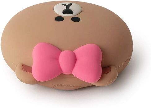 Line Friends CHOCO Character Cute Small Silicone Coin Purse Card Wallet Pouch, Beige in Saudi Arabia