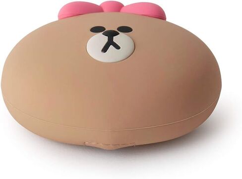 Line Friends CHOCO Character Cute Small Silicone Coin Purse Card Wallet Pouch, Beige in Saudi Arabia