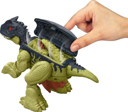 Mattel Jurassic World Dimetrodon to Allosaurus Dinosaur Transforming Toy, 11 Step Double Danger 2 in 1 Toy, Fierce Changers in Saudi Arabia