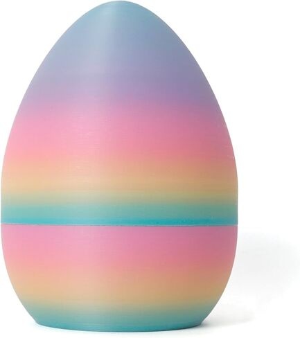 بيضة تنين فلافيري، بيضة ناعمة بألوان قوس قزح مع تنين ملون بالداخل، هدية مطبوعة ثلاثية الأبعاد، لعبة فيدجيت، ديكور تمثال، هدية عيد ميلاد (تنين 12 بوصة) in Kuwait
