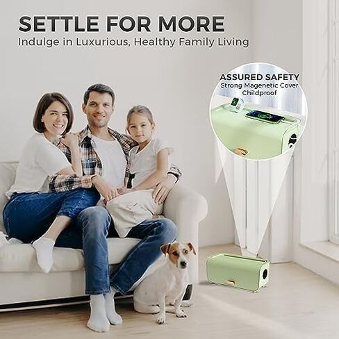 Stylish Cable Management Box Large by Desk York - Cord Organizer Box to Hide Power Strips - Surge Protector Cable Organizer Box for Home and Office - Cord Hider Green Box with Wire Organizer in Saudi Arabia