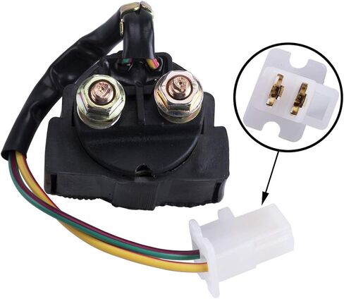 CNCMOTOK Starter Solenoid Relay متوافق مع Yamaha Timberwolf 250 Yamaha Warrior 350 YFM350 1987-2004 Wolverine 350 YFM350 1996-2005 YFB250 1992-1999 SRX250 SRX 250 1987 1988 ATV Starter Parts in Kuwait