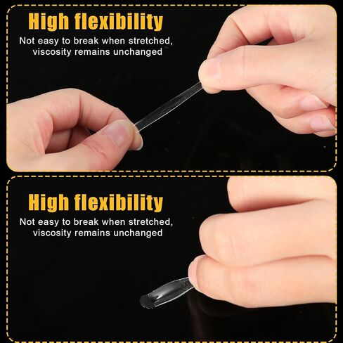500pcs Mounting Putty, Round Double Sided Glue Sticky Dots Museum Putty Clear Removable Adhesive Putty No Trace Sticky Tack for Wall Hanging Pictures Poster Art Home Office Decor in Saudi Arabia