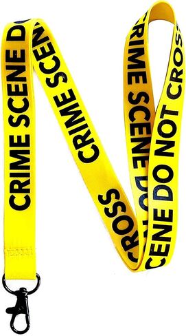 EASTEX Crime Scene Lanyard Keychain - Forensic Science ID Lanyards for Keys for Men Women - ID Badge Holder for Badges Fob in Saudi Arabia